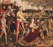 CRANACH, Lucas the Elder The Martyrdom of St Catherine fd oil on canvas